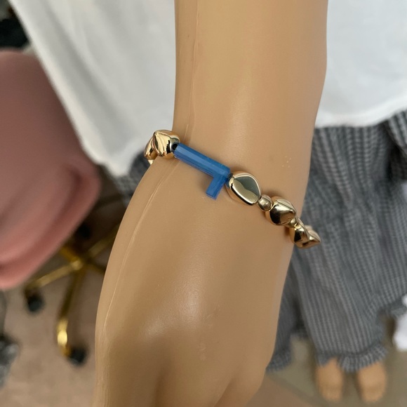 Set of 2 Initial Beaded Bracelets - Picture 2 of 10